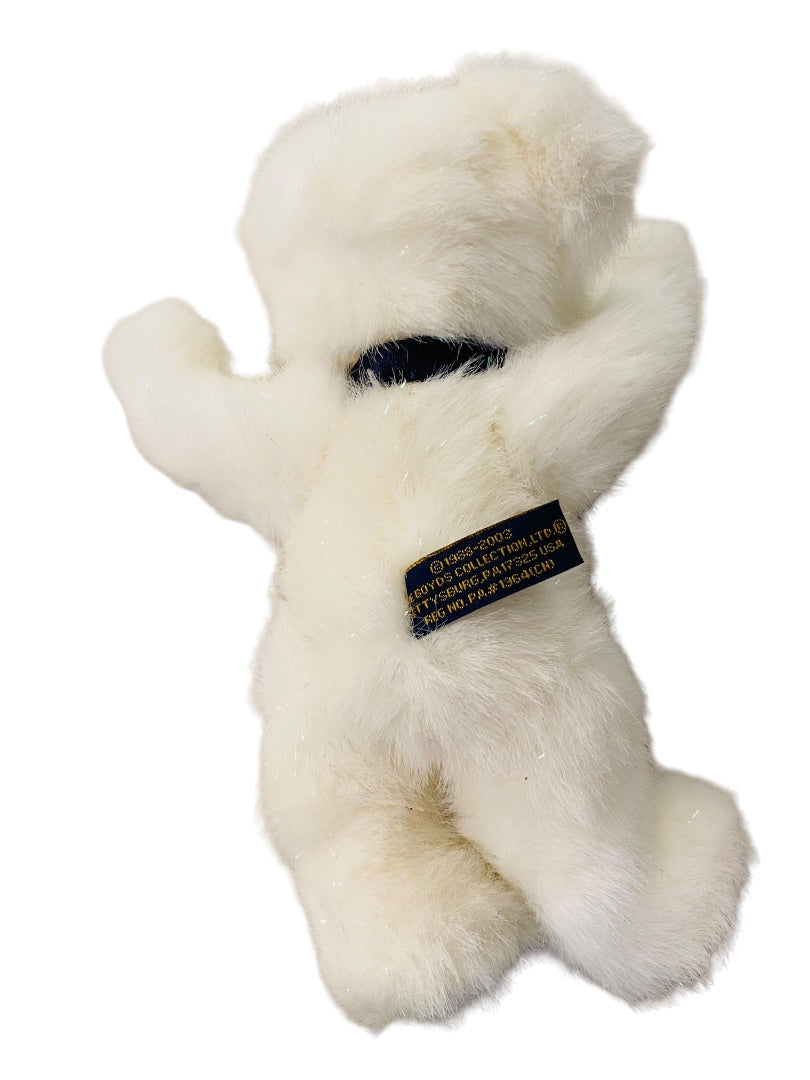 Boyds "C.Z. Sparklefrost" White Bear The Head Bean Collection 8" New