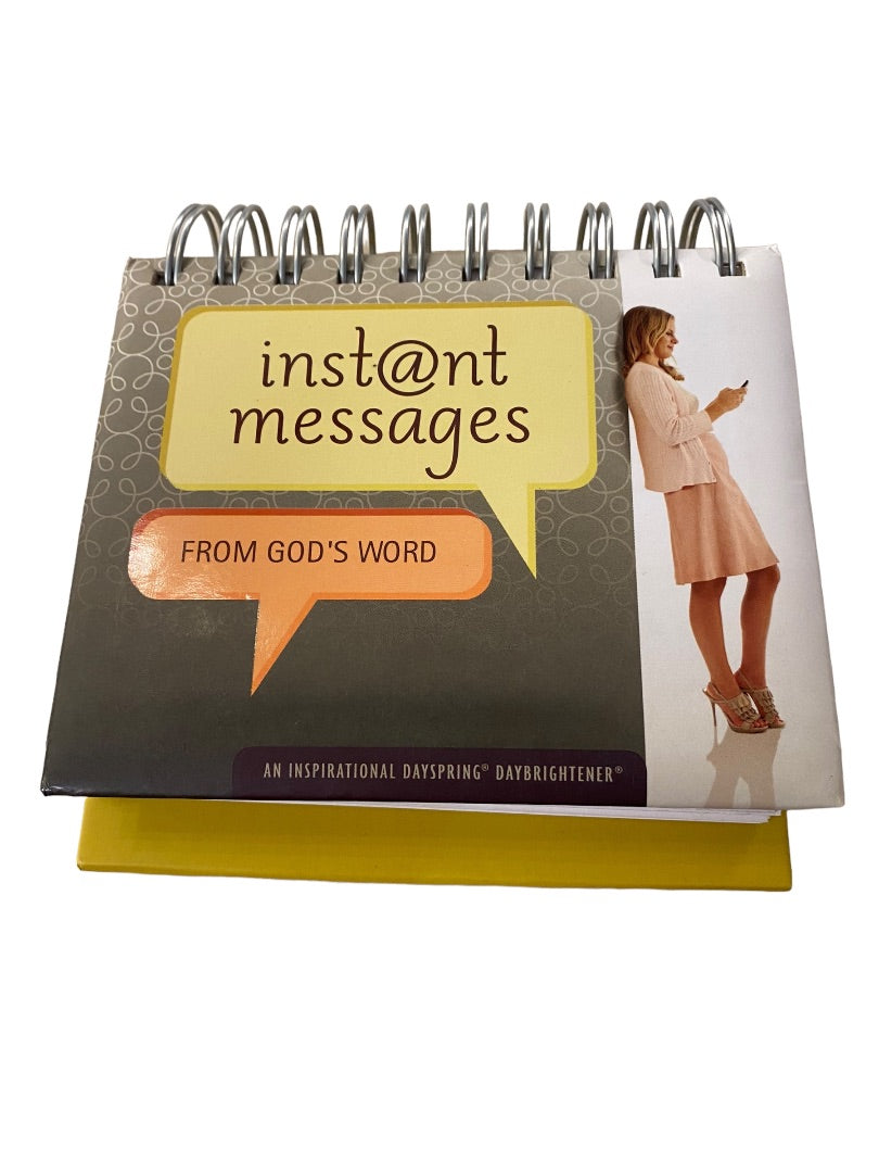 DaySpring Instant Messages from Gods Word Tabletop Spiral Bound Day Brightener