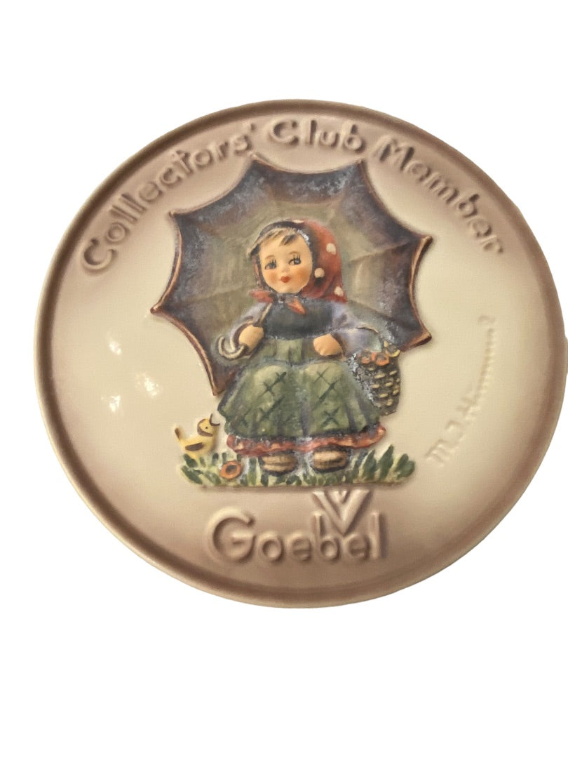 Goebel Collectors Club Member Plate Special Edition No 2 Hum690 1978