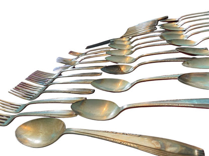Harmony House Serenade Vintage Silver Plate 36 Piece Set
