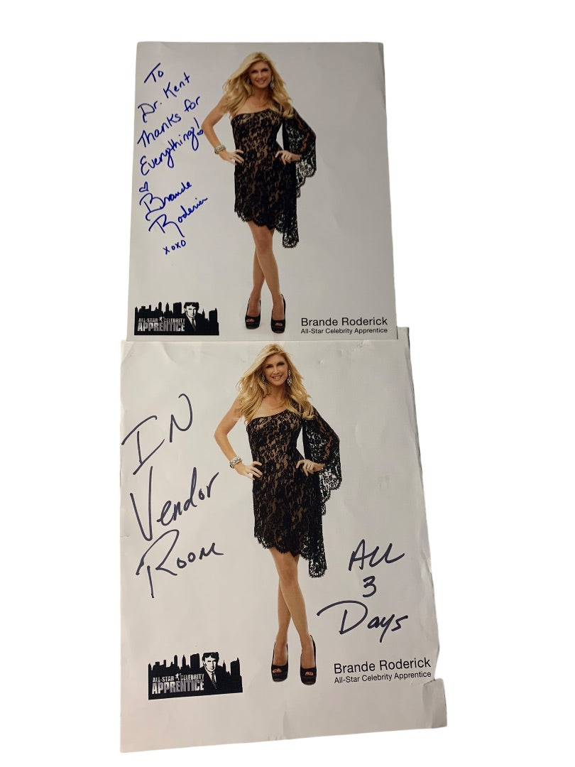 Signed Brande Roderick All-Star Celebrity Apprentice Personalized Autograph