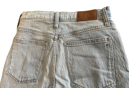 Size 24 Madewell Distressed High-Rise Slim Crop Boy Jean