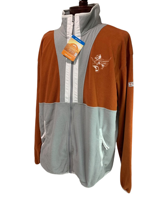 XL Columbia Mens New Texas Longhorns College Lightweight Jacket Full Zip