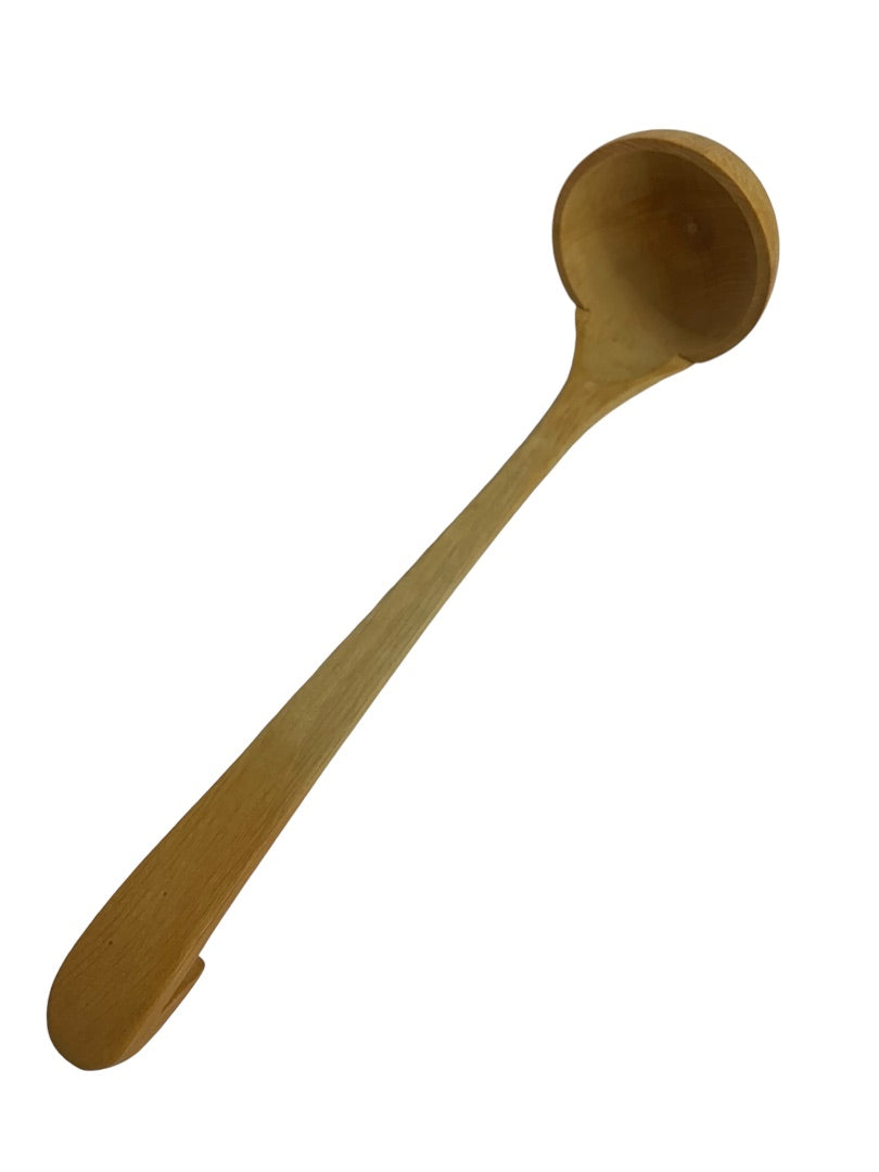 Wooden Ladle Natural Made in Spain Small Bowl 12 Inch