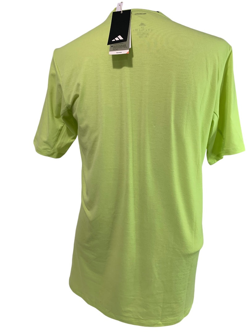 Medium Adidas Mens New Tshirt Pulse Lime Green HB9203