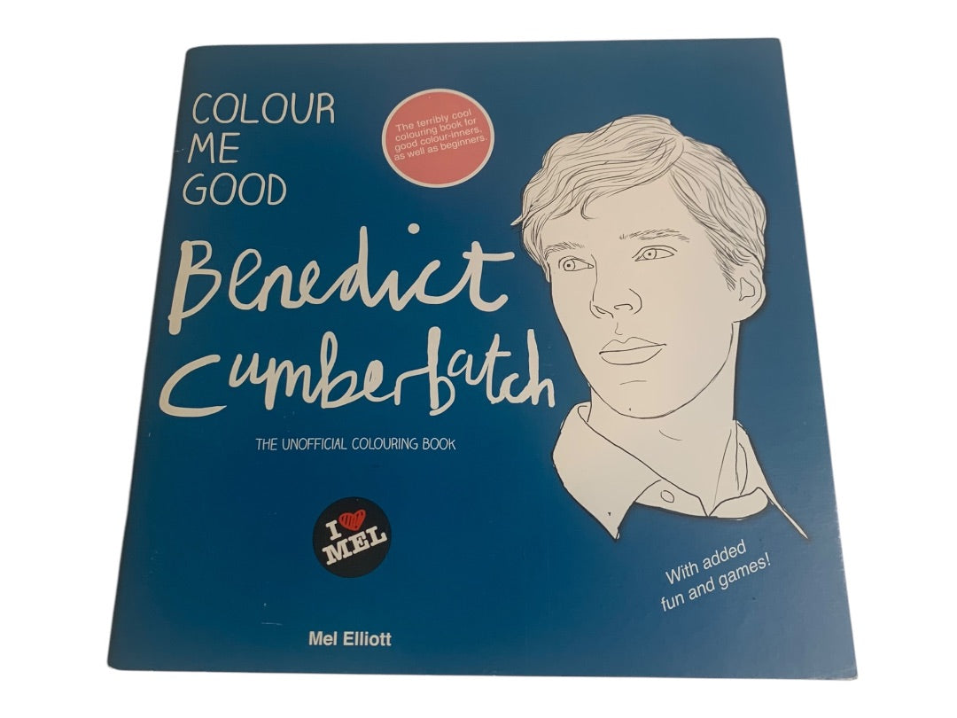 Colour Me Good Benedict Cumberbatch Paperback Coloring Book