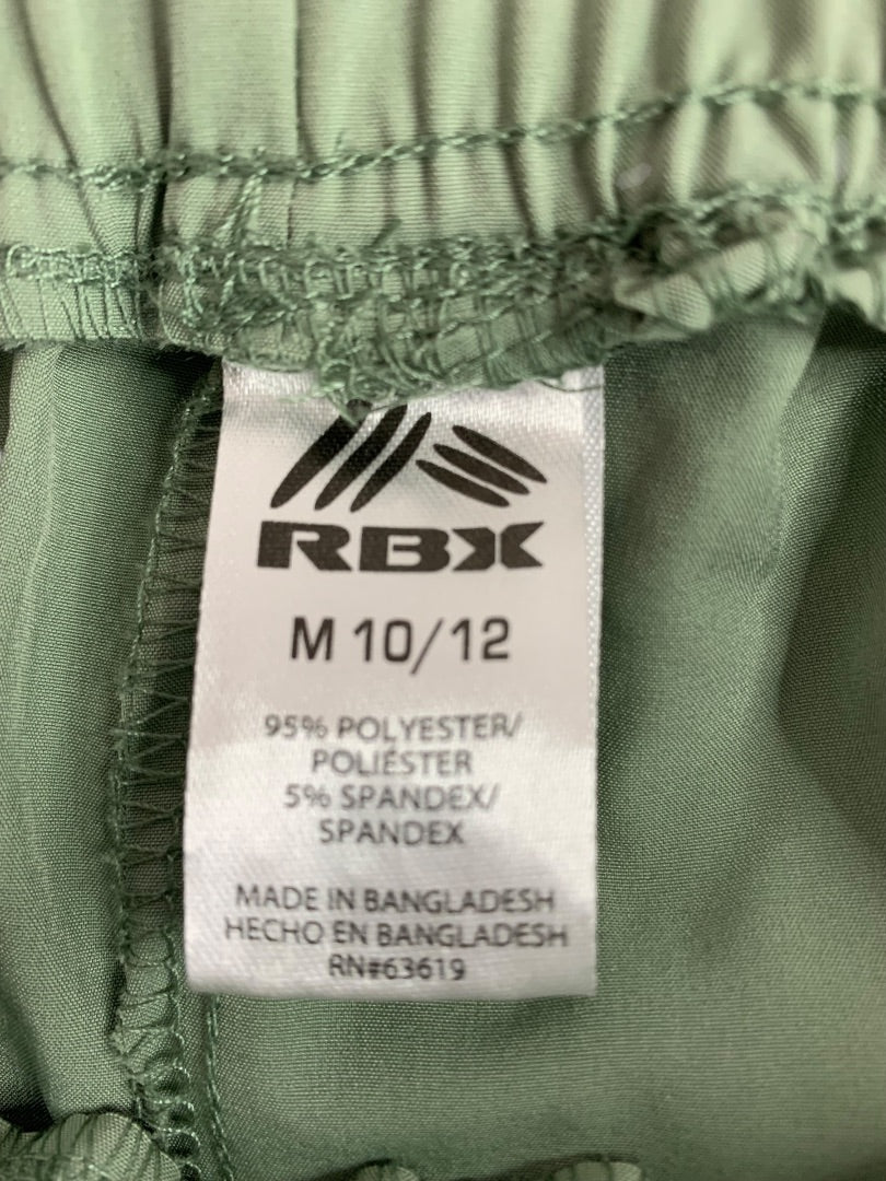 Medium (10/12) RBX Girls Youth Sage Green Windbreaker Jogger Pants