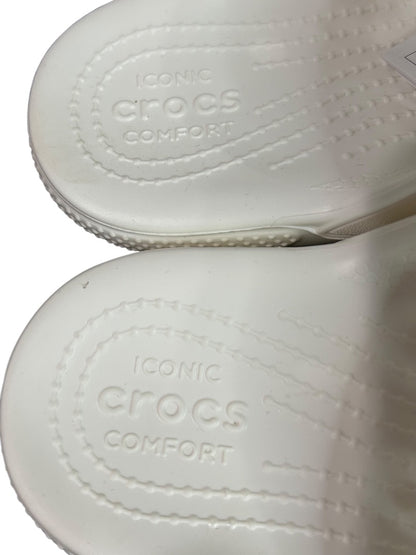 Size 6 Crocs Womens New White Classic Crocs Sandal Slides