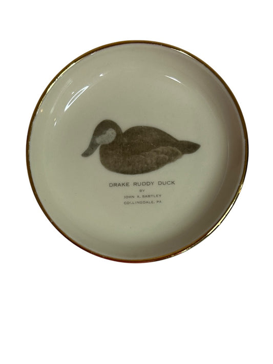 Springton Chapter Ducks Unlimited 1989 Small Dish 4.25 Inch John A. Bartley