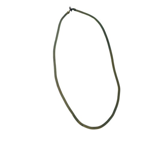 Vintage Korea Herringbone Necklace Light Goldtone Color 23 Inch Lobster Clasp