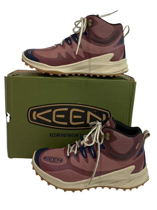Size 7.5 Keen Womens Zionic Waterproof Hiking Mid Boots Rose Peach