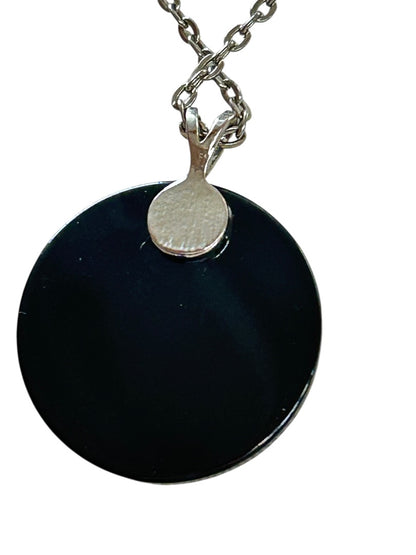 Pendant Necklace 18 Inch Silvertone "I Follow My Own Dress Code"