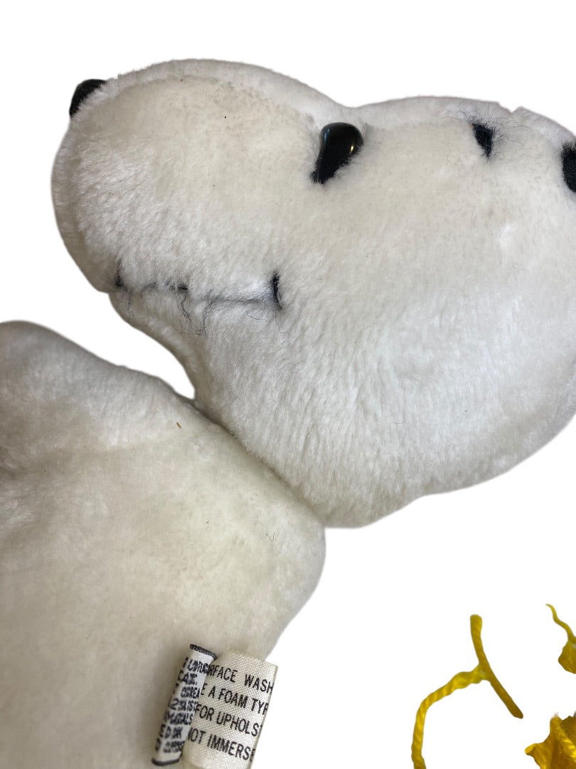1972 Hugging Snoopy Woodstock Plush Stuffed Animal Peanuts 11 Inch