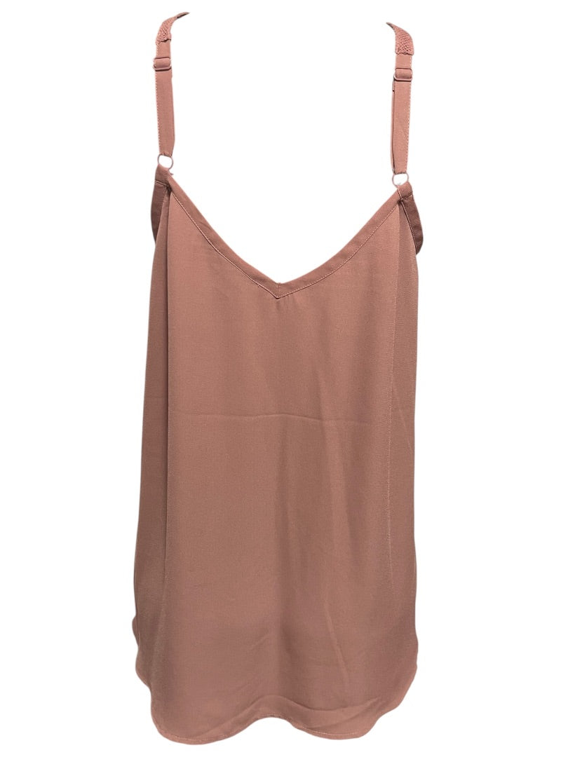 2X Torrid Adjustable Lace Cami Mauve Brown Womens Camisole Shirt