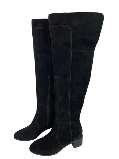 Size 6 Corso Como Womens Black Suede Over Knee Boots Loval