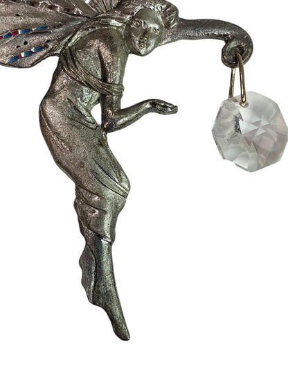 Spoontiques Pewter Ornament Suncatcher Prism Fairy 3"
