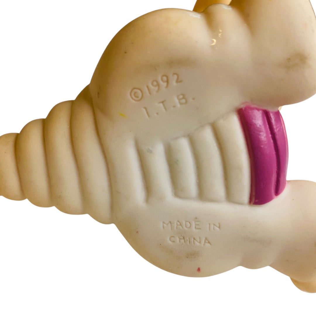 Little Spike Baby Dinosaur 1992 Figure PVC 4 Inch Pink Purple