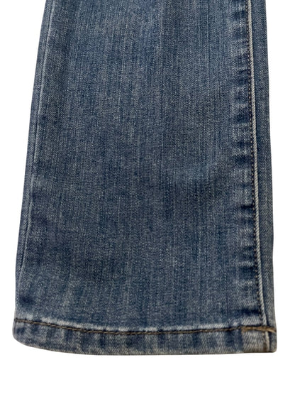 Size 24 Joe's Distressed Straight Leg Womens Jeans Blue Denim