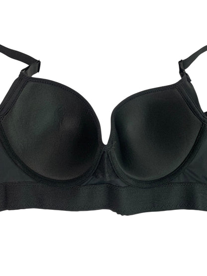 Size 40DD Underwire Black Bra Full Coverage Support Padded Back Smoother
