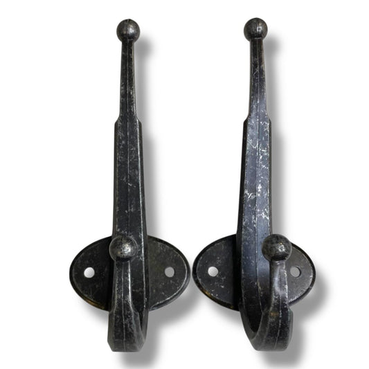 Coat Hat Hook Metal Distressed Finish Wall Hanging 5"h x 2"d
