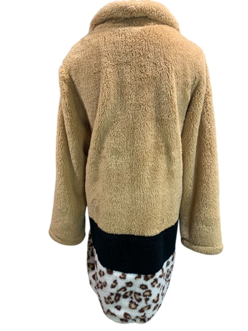 Size 3X K.Jordan Womens Plush Faux Fur Teddy Coat New