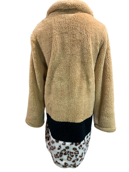 Size 3X K.Jordan Womens Plush Faux Fur Teddy Coat New