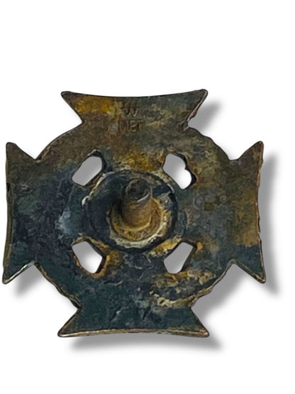 1950s Polish Boy Scout Screw Back Pin Badge CZU WAJ 1"