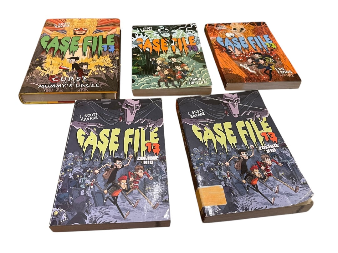 The Case File 13 J. Scott Savage 1-4 Paperback and Hardcover Harper