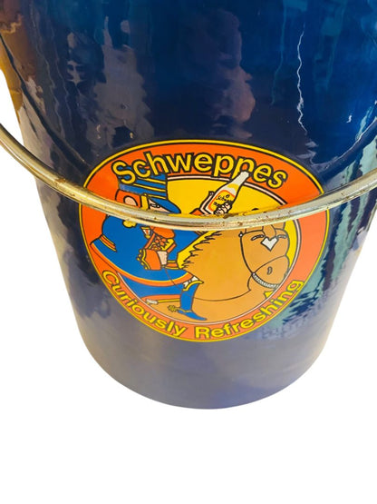 Vintage Schweppes Kraftware Curiously Refreshing Ice Bucket Lid