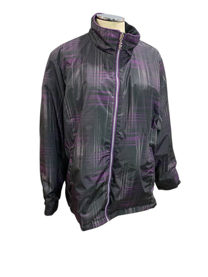 Size 2X Zero Xposur Womens Black Purple Coat Shell and Zip In Lining