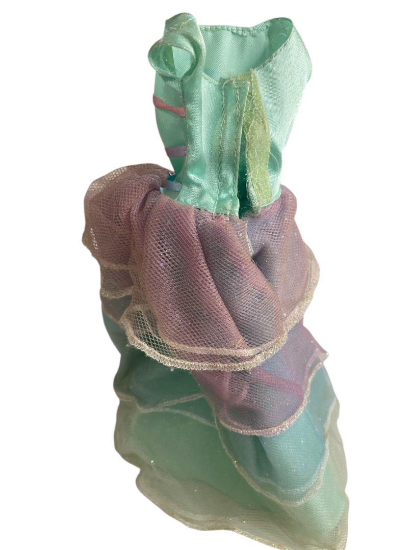 1997 Mattel Spring Tea Party Barbie Tulle Tiered Dress Avon Exclusive