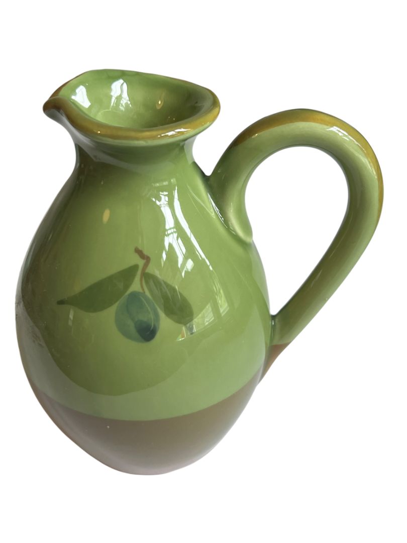Crate & Barrel Italian Pottery Olive Serving Set