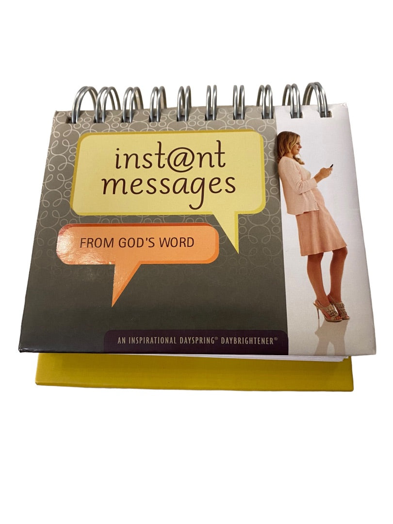 DaySpring Instant Messages from Gods Word Tabletop Spiral Bound Day Brightener