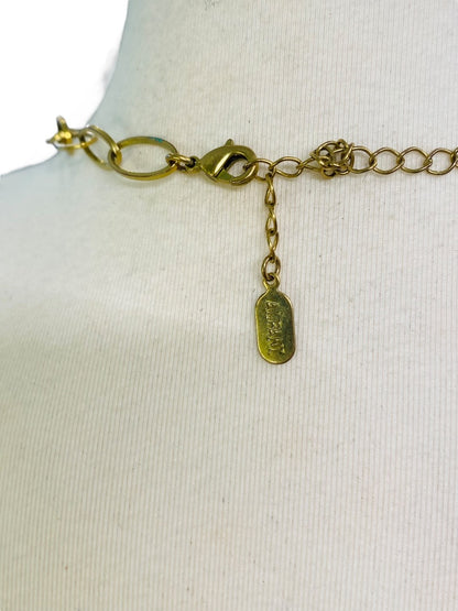 Goldtone Signed Alfani Link Necklace Lightweight Lobster Clasp 44"L