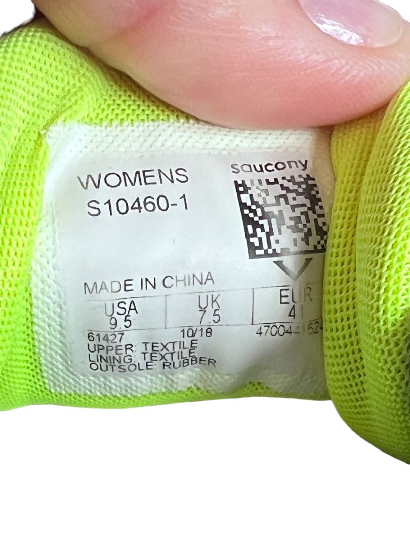 9.5 Saucony Hurricane ISO 5 Everrun Running Sneaker Blue Women's
