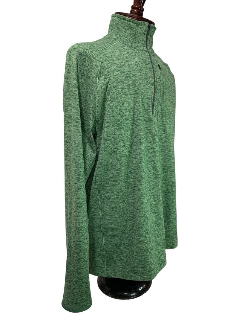 Medium VRST Green Long Sleeve 1/4 Zip Mens Activewear Jacket Shirt