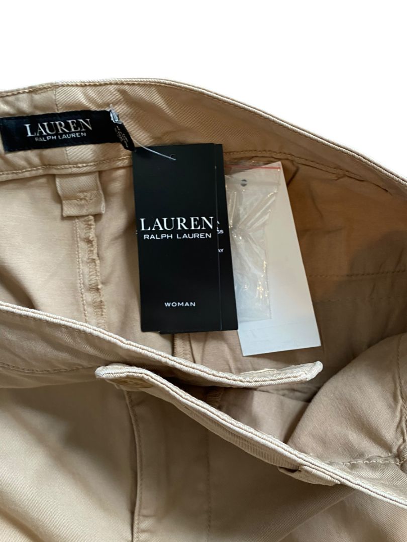 14W Lauren Ralph Lauren Tan Fahol 22 Tan Pants NWT