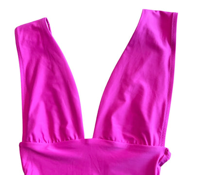 Size 0 J.Crew Re-Imagined Womens New One Piece Hot Pink Bathing Suit