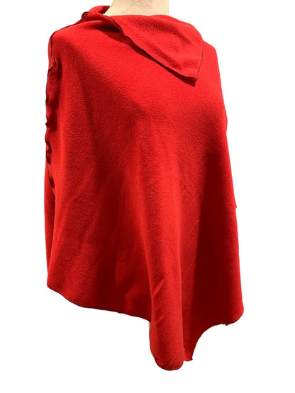 One Size Nuna Wrap New Red Fleece Hug Shawl Travel Nursing Comfort