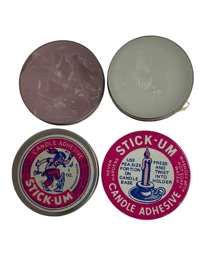 Candle Stick-um Adhesive Assorted Tins Wax