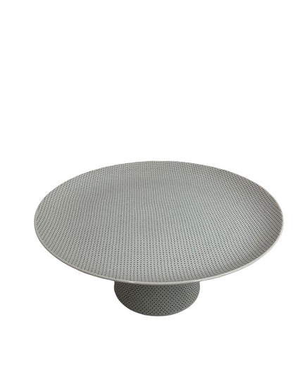 Toscany Collection Japan Pedestal Cake Plate Microdot 10.5 Inch