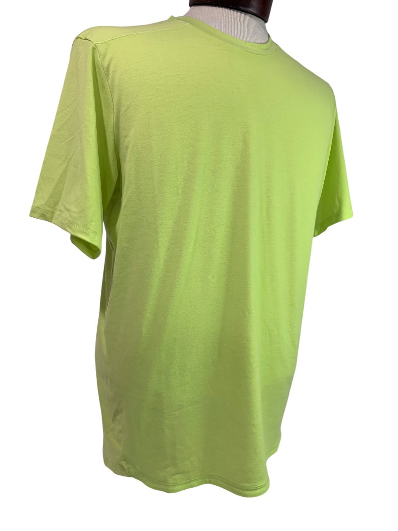 Medium Adidas Mens New Tshirt Pulse Lime Green HB9203