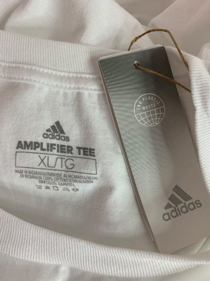 XL Adidas Mens New White Logo Tshirt Basic Short Sleeve ED9606