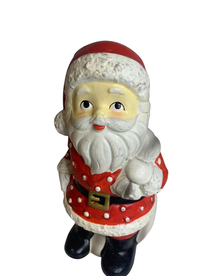 Paper Mache Vintage KN Japan Santa Figurine 8 Inch