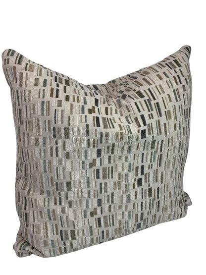 Throw Pillow Waterfowl Fill Accent 21 x 21 Inches Textured Neutral Tones