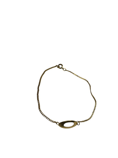 Vintage Delicate Goldtone Chain Bracelet 8 Inch Spring Clasp