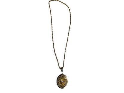 Victorian Style Pendant Necklace Locket Personalized "Ruth"