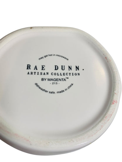 Rae Dunn by Magenta "Peppermint Kisses" 24 oz Lidded Mug