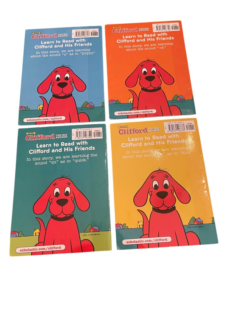 Clifford the Big Red Dog Phonics Fun Reading Program Lot of 12 Paperbacks