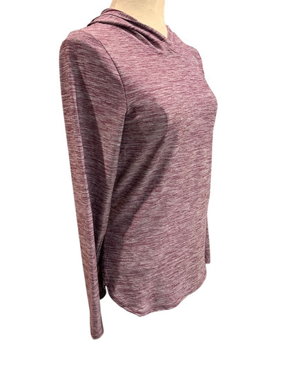 Large Reebok Womens Legend Hoodie Shirt Potent Purple Heather